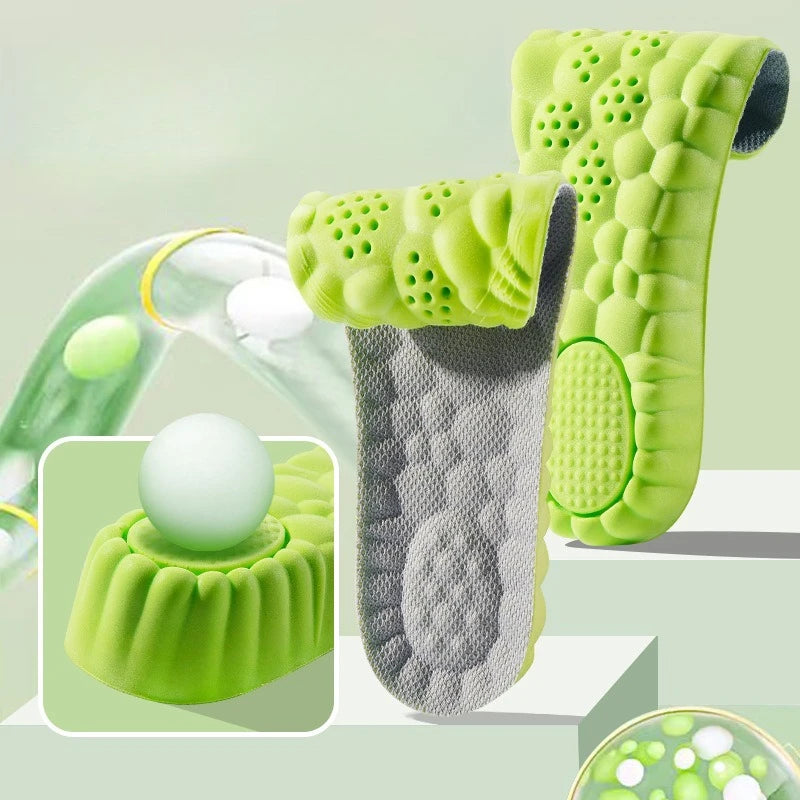 1 Paar erhöhende Einlegesohlen – atmungsaktiv, anti-geruch, stoßdämpfend, weich & komfortabel